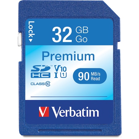 VERBATIM Class 10 32GB SDHC Card 96871